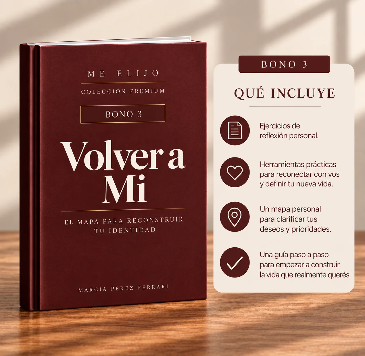 Bono 3: libro Volver a Mí, el mapa para reconstruir tu identidad