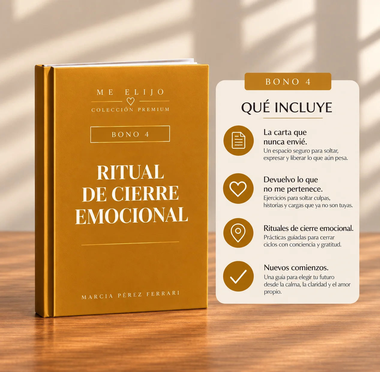 Bono 4: libro Ritual de Cierre Emocional, la carta que nunca envié
