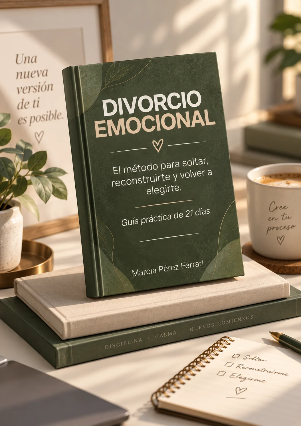 Libro Divorcio Emocional, guía práctica de 21 días de Marcia Pérez Ferrari